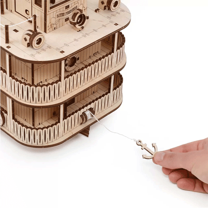 CONSTRUCTION KIT OF MECHANICAL MODEL"PADDLE STEAMER RIVER PRINCESS"