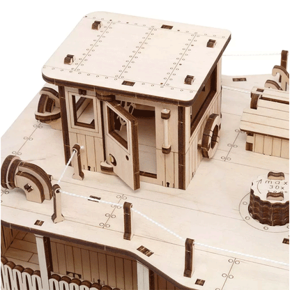 CONSTRUCTION KIT OF MECHANICAL MODEL"PADDLE STEAMER RIVER PRINCESS"