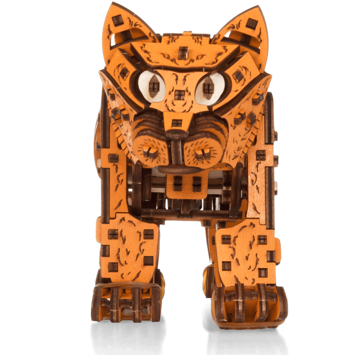 CONSTRUCTION KIT OF MECHANICAL MODEL"GINGER KITTEN"