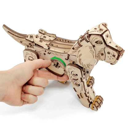 CONSTRUCTION KIT OF MECHANICAL MODEL"PUPPY"