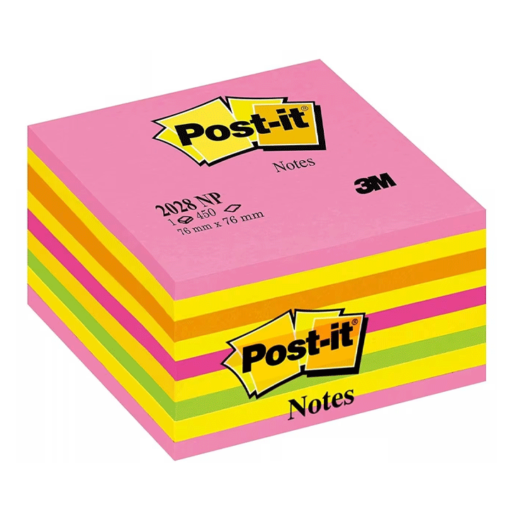 3M POST IT NOTE CUBES 76X76MM
