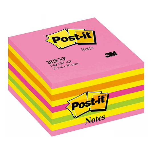3M POST IT NOTE CUBES 76X76MM