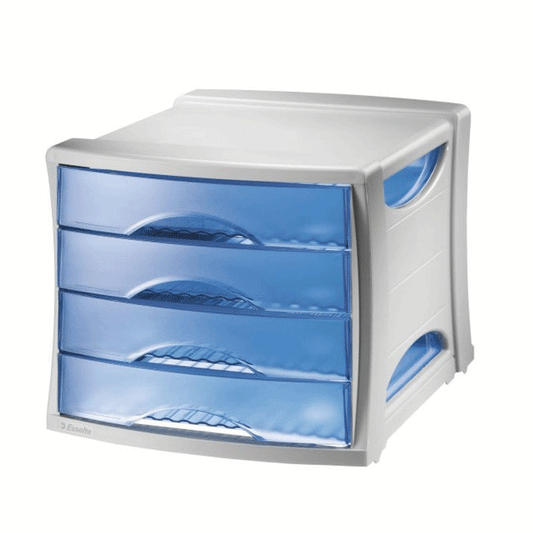 ESSELTE INTEGO 4-DR UNIT GR/TR BL ,39840