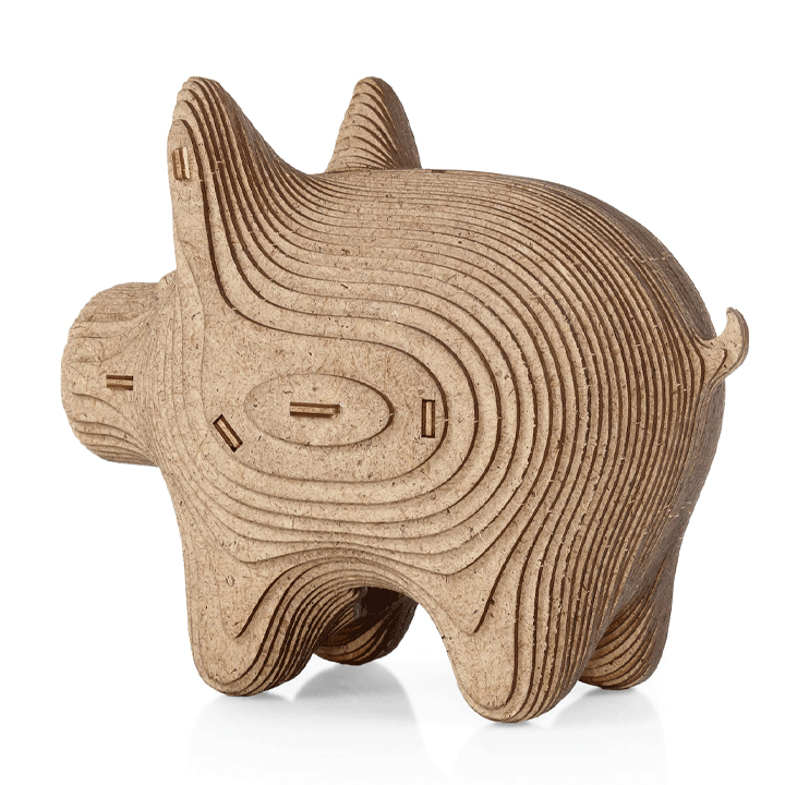 CONSTRUCTION KIT OF MODEL"PIG-COINBANK"