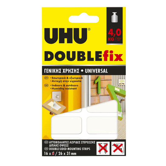 UHU DOUBLEFIX PADS UVIN.EXTREME