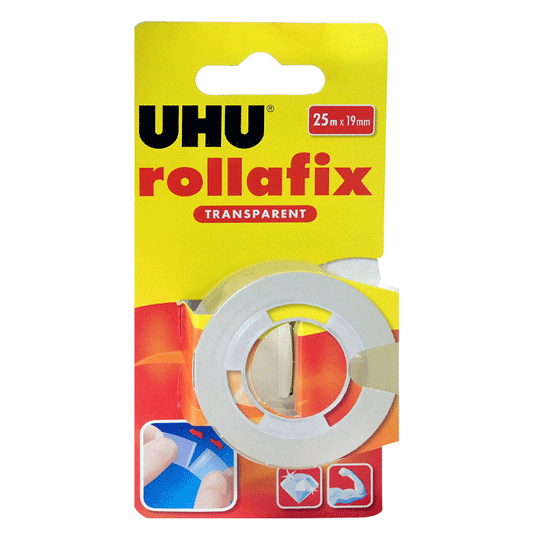 UHU ROLLAFIX TRANS.TAPE 25MX19MM BL
