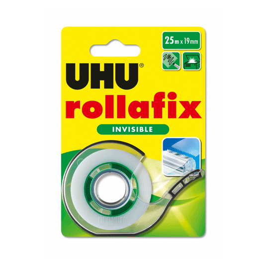 UHU ROLLAFIX INVISIBLE 25MX19MM + DISP. BL