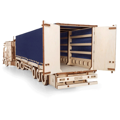 CONSTRUCTION KIT OF MECHANICAL MODEL"TILT SEMITRAILER FOR TRUCK ROAD KING"
