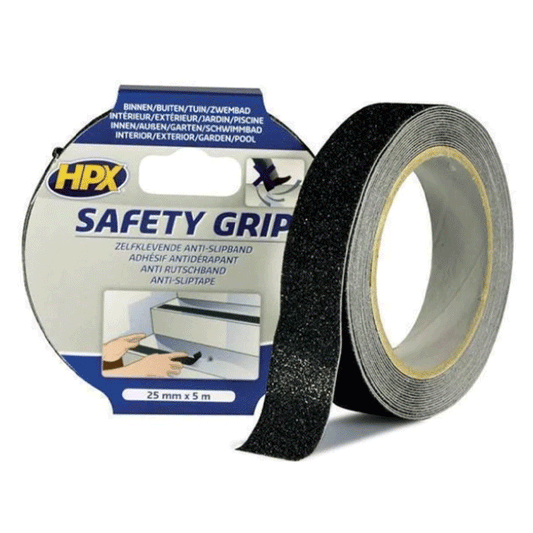 HPX SAFETY GRIP 25MMX18M BLACK