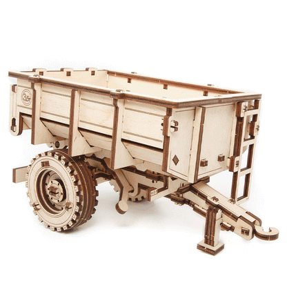 CONSTRUCTION KIT OF MECHANICAL MODEL"TRAILER FOR TRACTOR BELARUS-82"