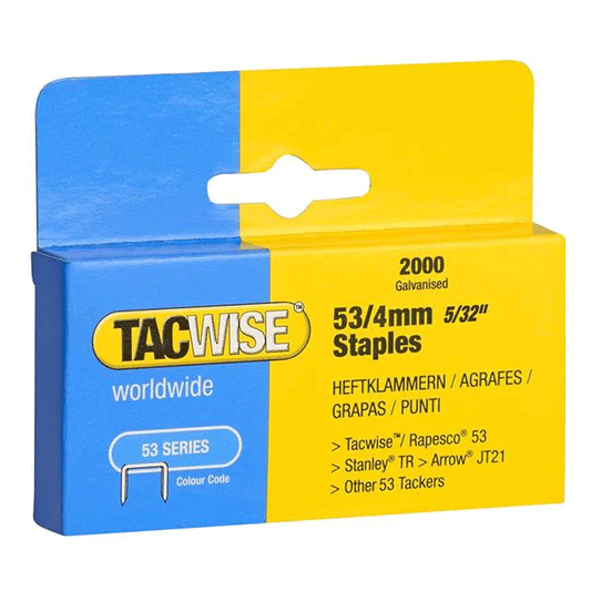 STAPLES 53/4MM B/2M HANGING PK TACWISE