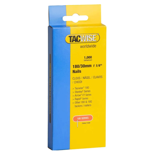 STAPLES 180/30MM GALV B/1000 TACWISE
