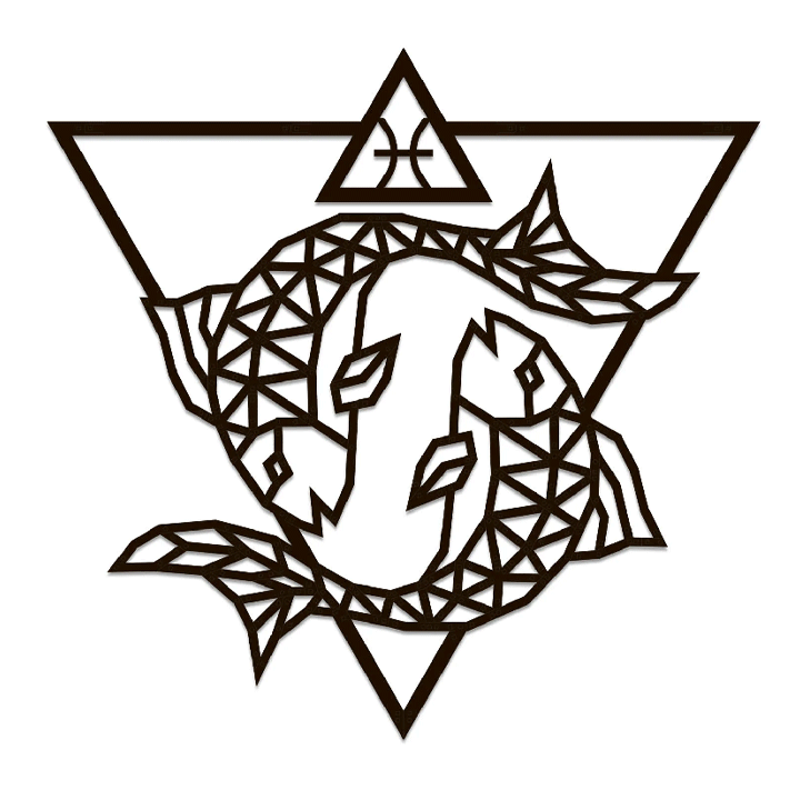 CONSTRUCTION KIT OF MODEL"ZODIAC SIGNS:PISCES"