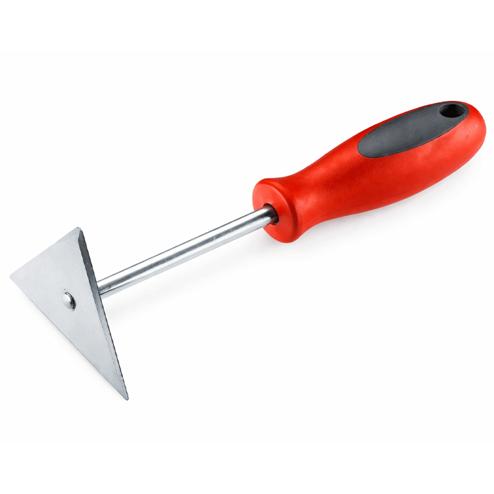 MOLDING SCRAPER TRIANGULAR 8CM W/HANDLE