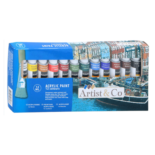 ACRYLIC PAINT 12PCS 12ML