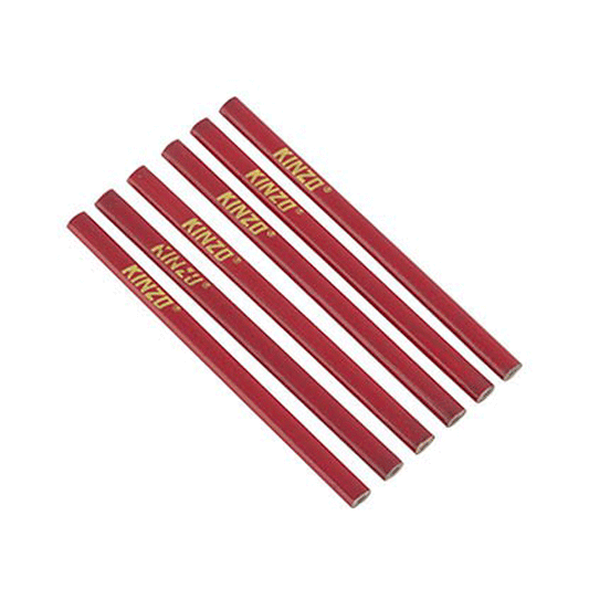 CARPENTER PENCILS 18CM 6PCS