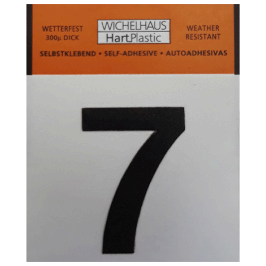 NUMBERS SELF ADHESIVE 3CM NO.7
