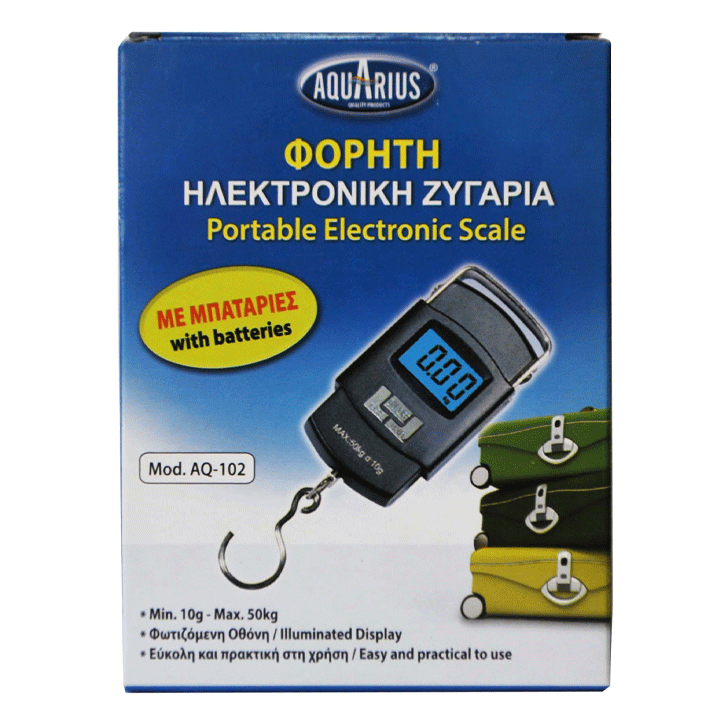 AQUARIUS PORTABLE ELECTRONIC SCALE AQ102