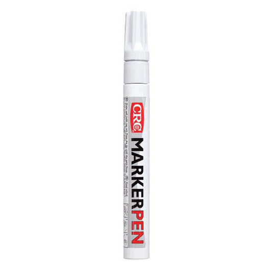 CRC MARKER PEN WHITE IND.