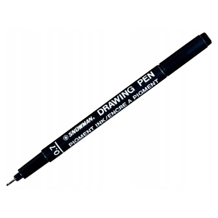 DRAWING PEN 0.7MM BLACK FT700 S/MAN