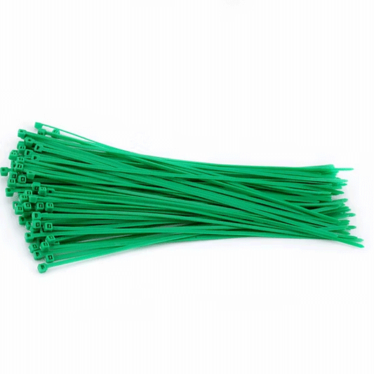 CABLE TIE NYLON 4.8X300MM 100PCS GREEN