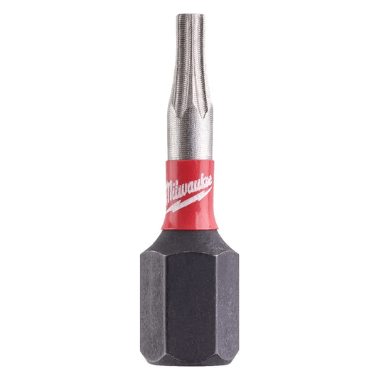 MILWAUKEE TXB08X25MM TORX SHOCKWAVE BIT WITH BORE 2PCS