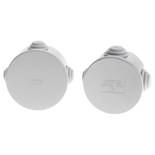 ADAPTABLE BOX IP44 68X40MM W/GLANDS ROUND