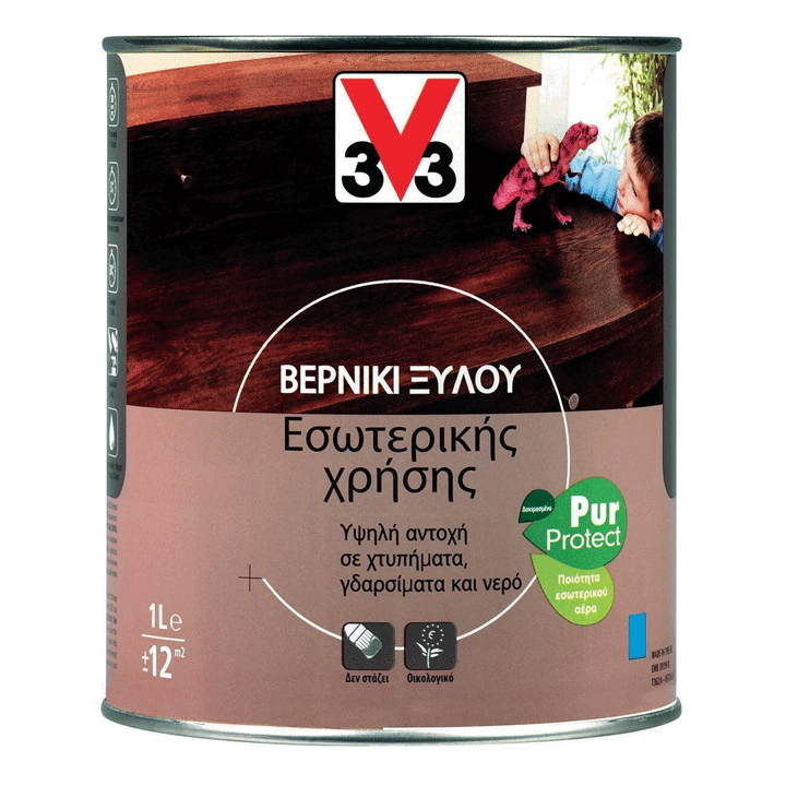 WOOD VARNISH MAHOGANY GLOSS V33 250ML