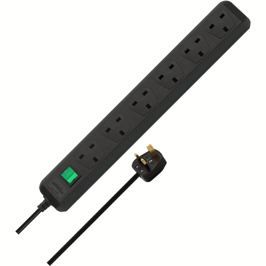 ECO-LINE 6-WAY BLACK 1.5M A05VV-F 3G1.25