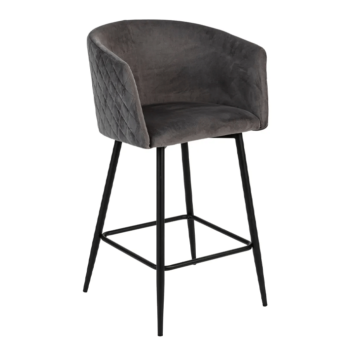 MARLO GR VEL BAR STOOL SH76