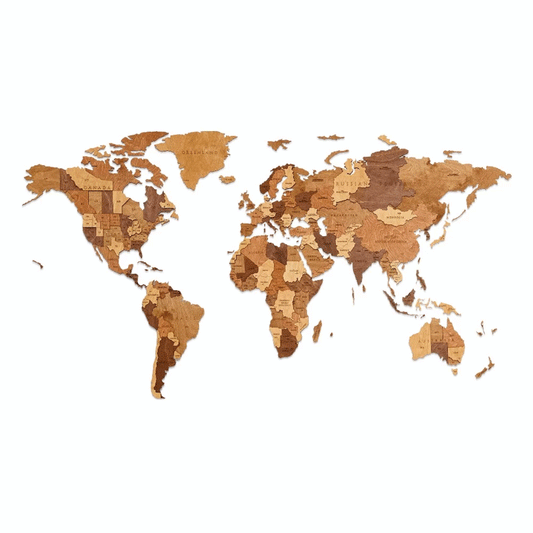 ΚΙΤ ΚΑΤΑΣΚΕΥΗΣ ΜΟΝΤΕΛΟΥ "WORLD MAP MEDIUM" CHOCO WORLD