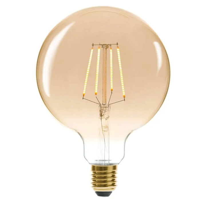 BULB LED AMBER G125 4W