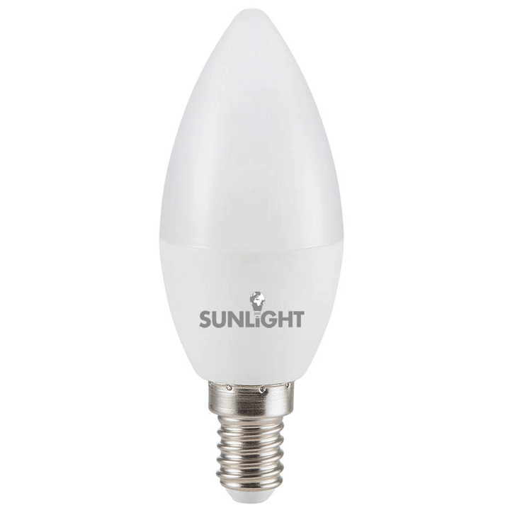 SUNLIGHT LED C37 CANDLE 4.5W 470LM DAY LIGHT 6500K