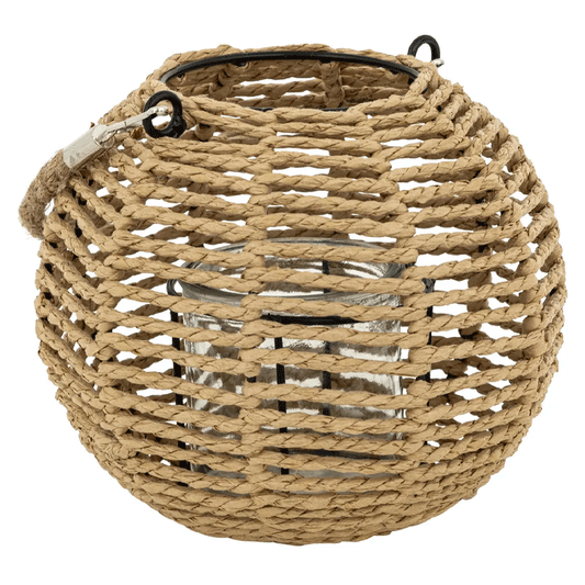 NATURAL ROUND LANTERN MATY H15