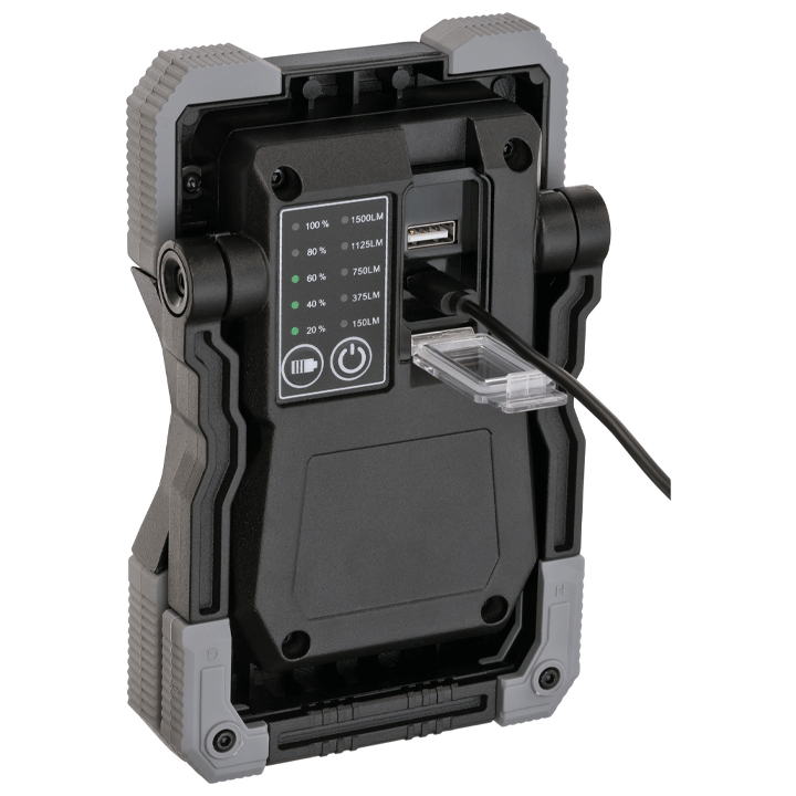 RECHARGEABLE LED WORK LIGHT RUFUS 1500MA, 1500LM, IP65