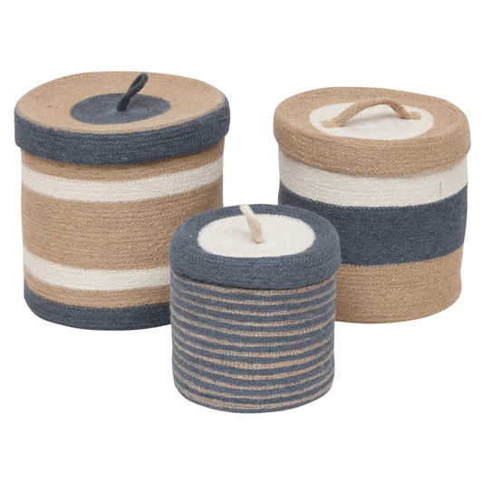 OCEANE JUTE BASKET X3