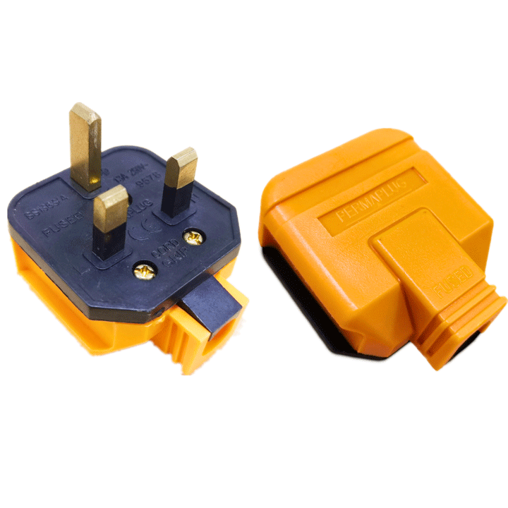 PERMAPLUG 13AMP PLUG ORANGE