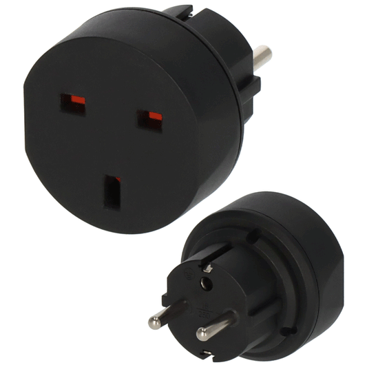 TRAVEL ADAPTER GB/EARTHED 13A/250V