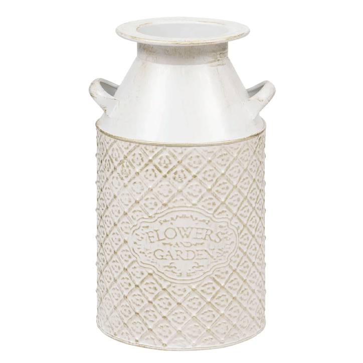 WHT MET MILK POT TINO H31,5