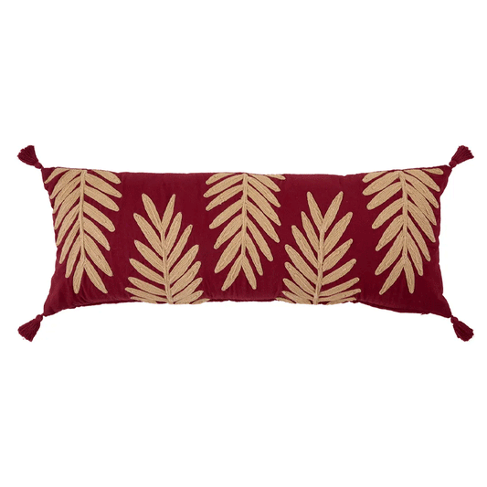 CUSH EMBROD LEAF YUCA 30X80