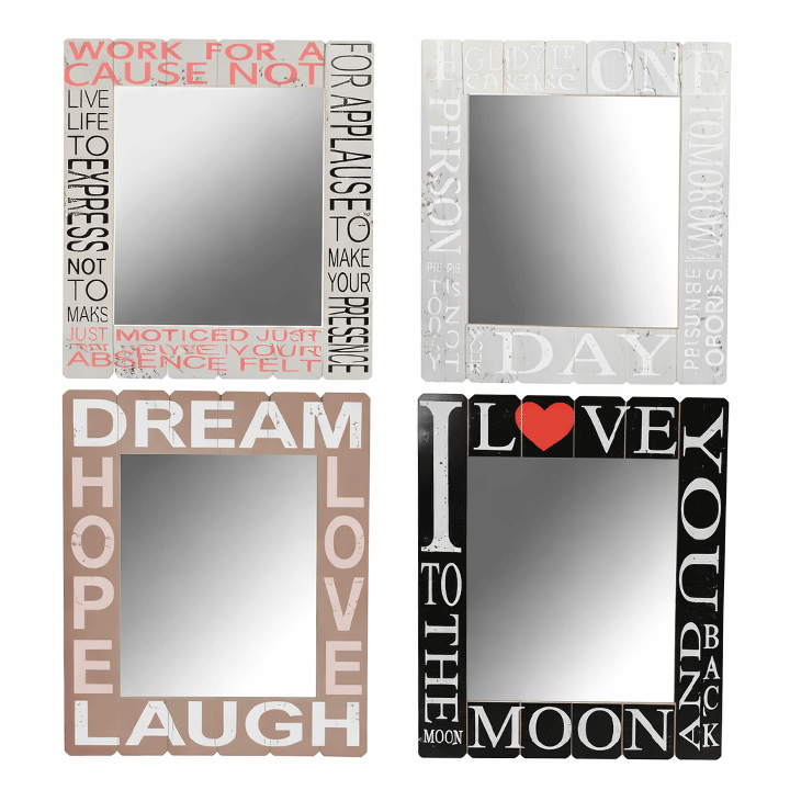 MIRROR 48X60CM 6ASS DSG MDF 48 4,70 SHK