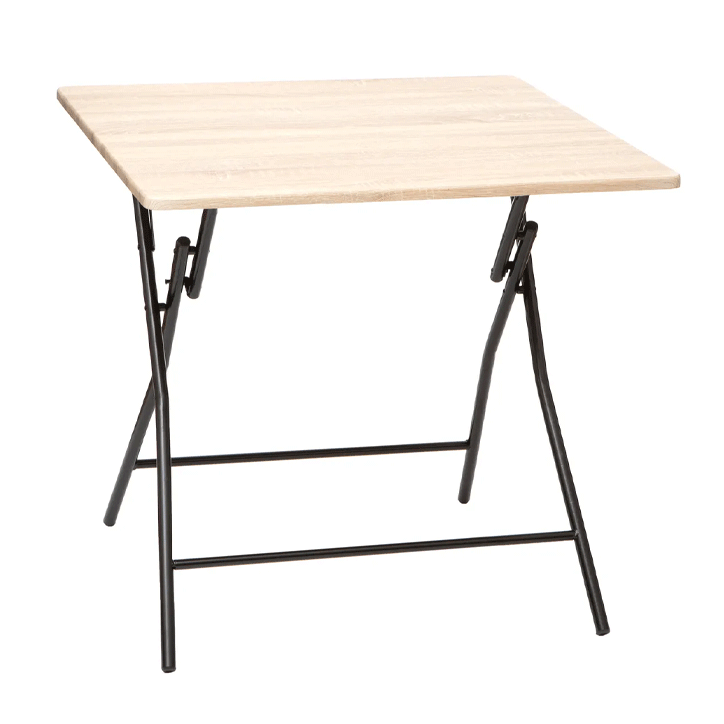 FOLDING TABLE 80X80CM WOOD