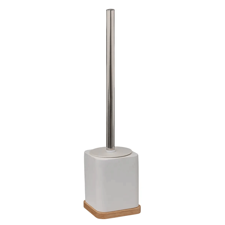 WHITE TOILET BRUSH RESIN NATUR