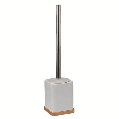 WHITE TOILET BRUSH RESIN NATUR