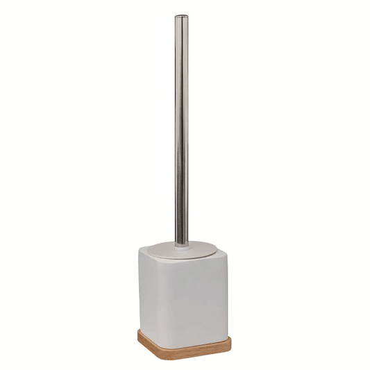 WHITE TOILET BRUSH RESIN NATUR