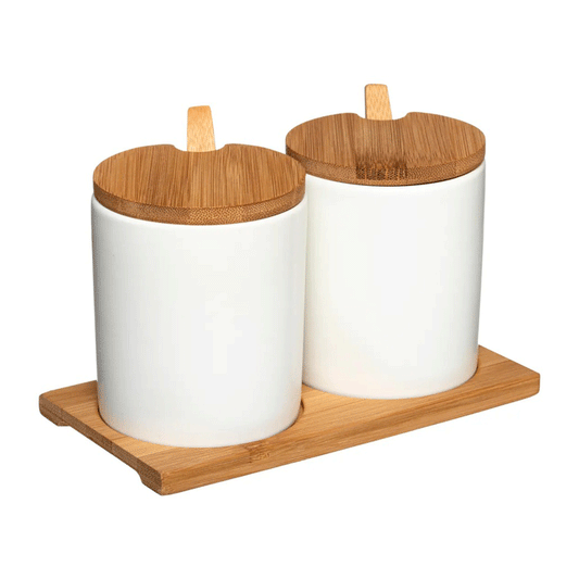 CERAMIC SPICIES JAR + BAMB LID