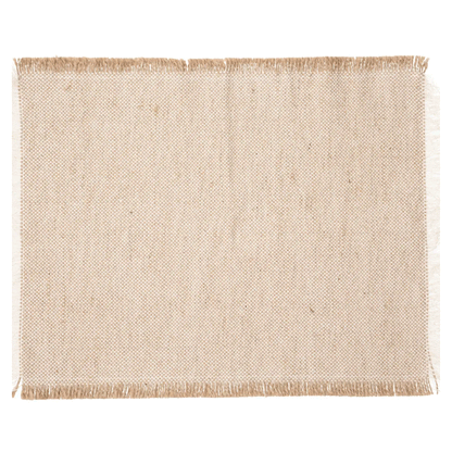 PLACEMAT INDIRA WHITE 45X30
