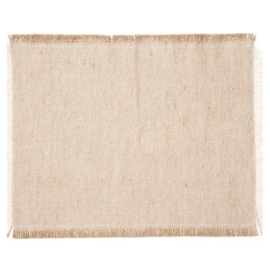 PLACEMAT INDIRA WHITE 45X30