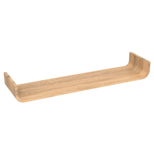 CURVED SHELF 80CM OAK FIXY
