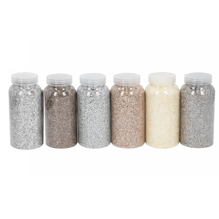 DECO SAND 1KG 6X ASS COLOR 48 0,75 ARTI CASA BCL STONES